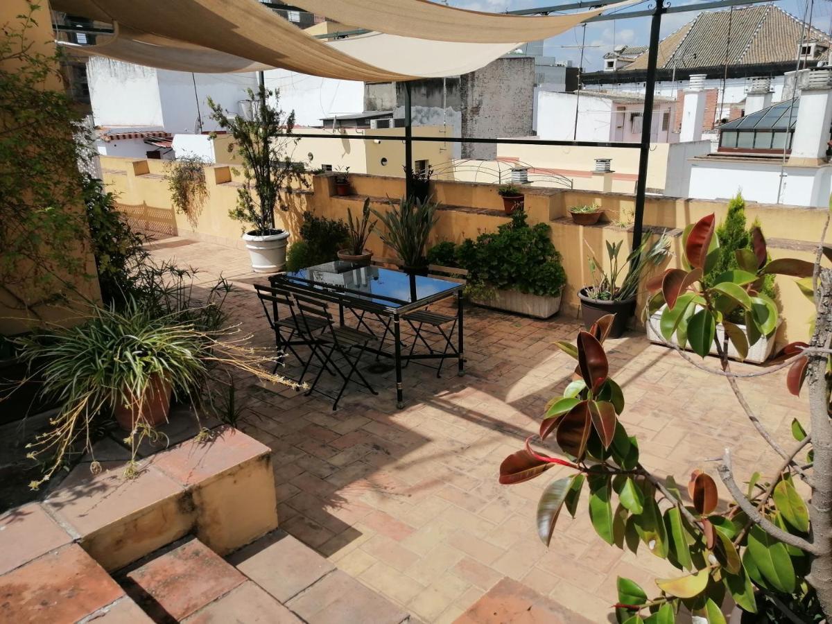 Ferienwohnung Tourist House Trajano Terraza-Piscina Sevilla Exterior foto
